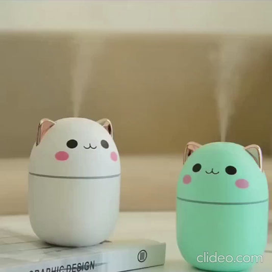 Mini Cute Panda Cool Mist Humidifier for Room Moisture